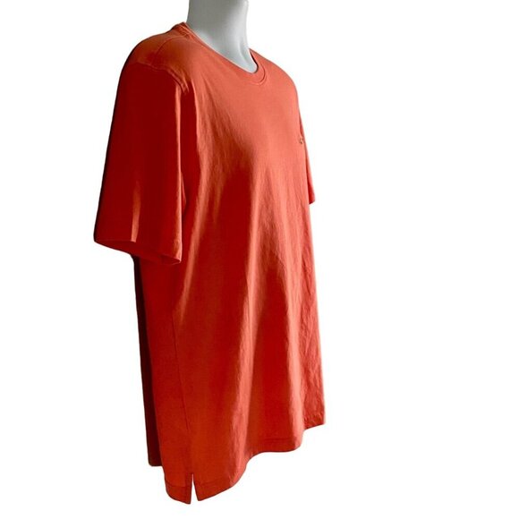 Greg Norman Short Sleeve Cotton Solid Orange Tee Shirt Men's Medium NEW - Picture 4 of 10